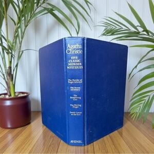 Agatha Christie – Five Classic Murder Mysteries – 1985 Avenel Books – Hardcover